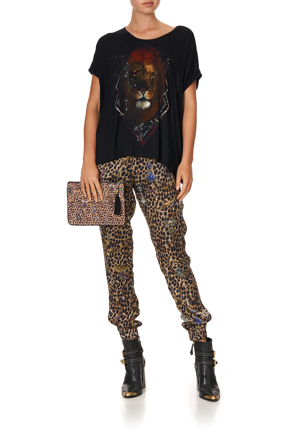 SMALL CANVAS CLUTCH POETIC ANARCHY