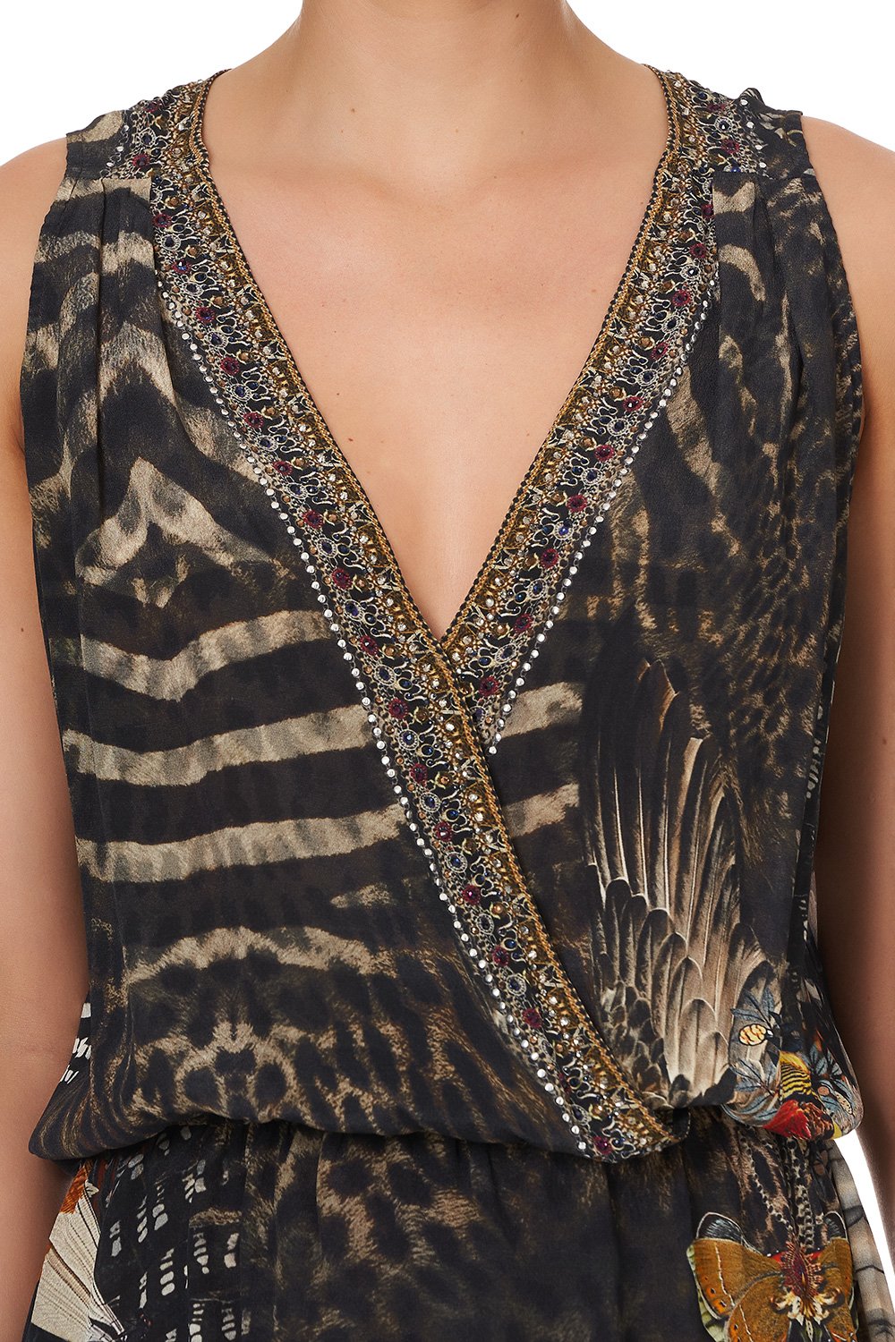 CROSS OVER DRESS WITH LONG BACK TREASURE CHASER