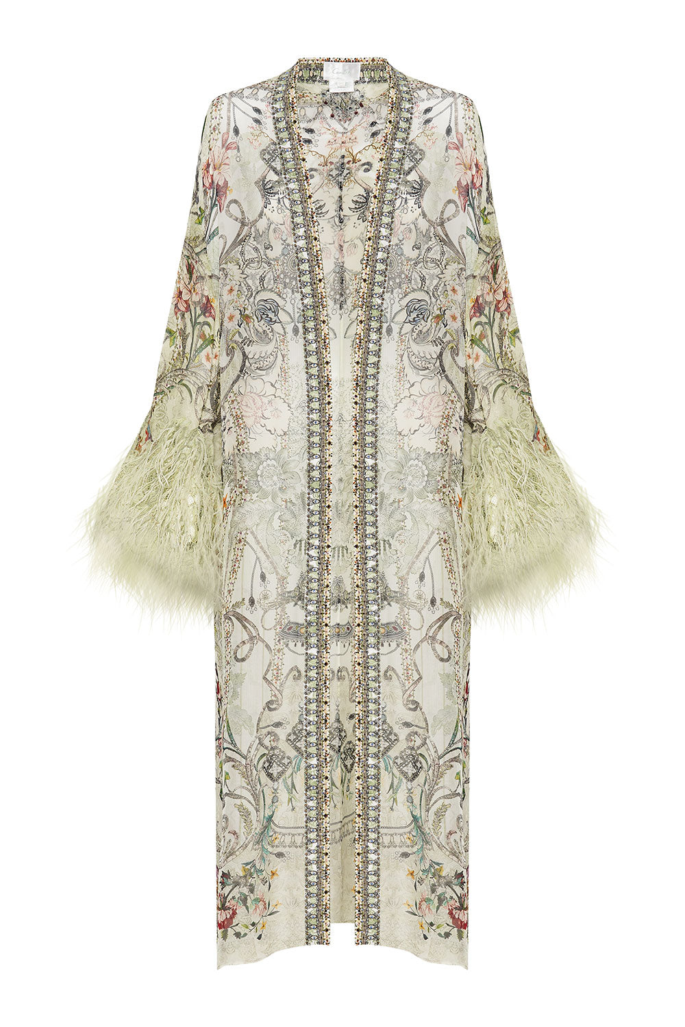 FLARE SLEEVE LONG ROBE BRICK LANE BEAUTY