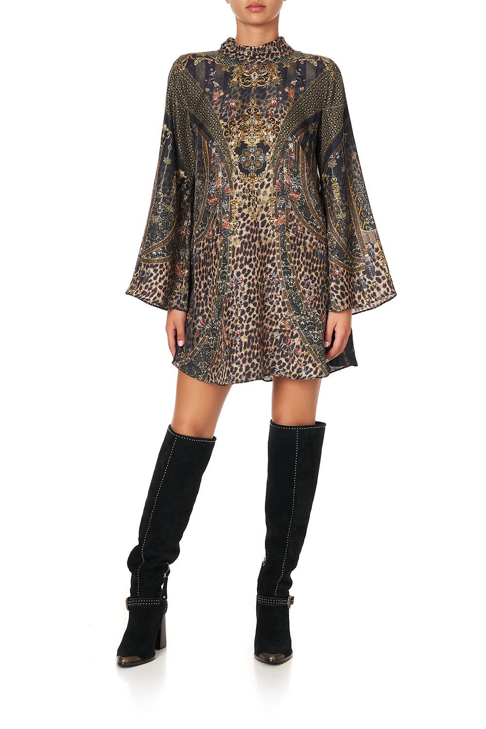 LONG SLEEVE SWING DRESS ABINGDON PALACE