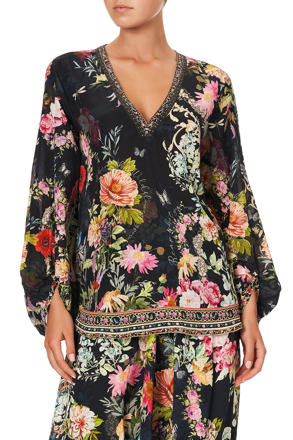 PANEL SLEEVE BLOUSE HAMPTON HIVE