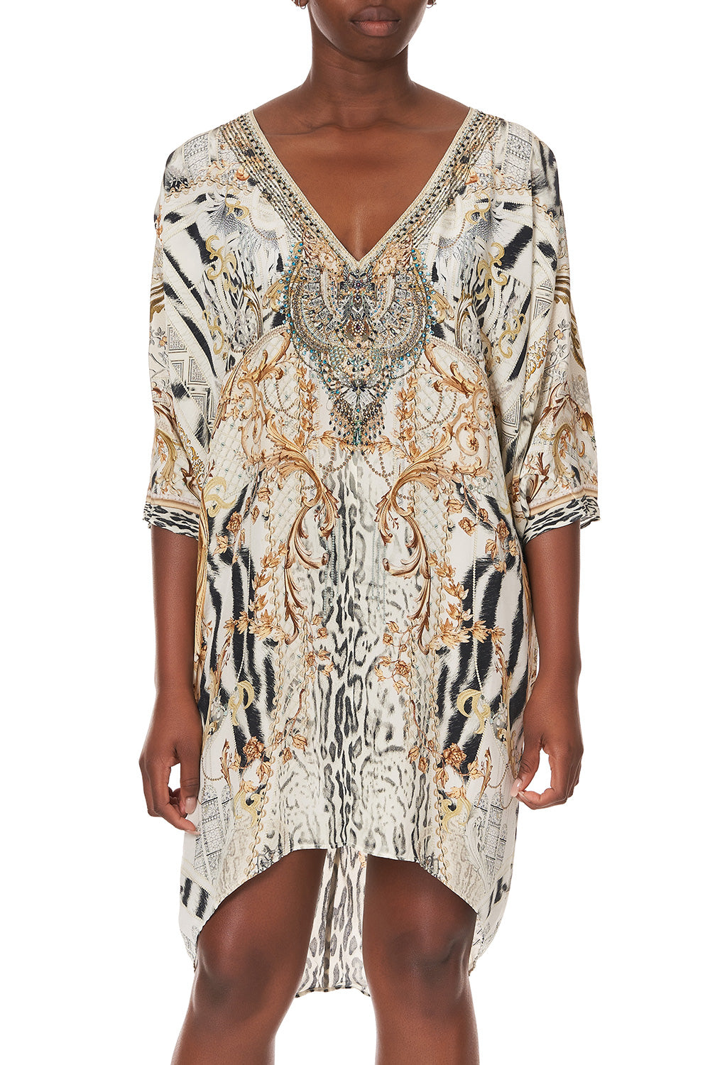 SHORT KAFTAN WITH RAGLAN SLEEVE GATES OF GLORY