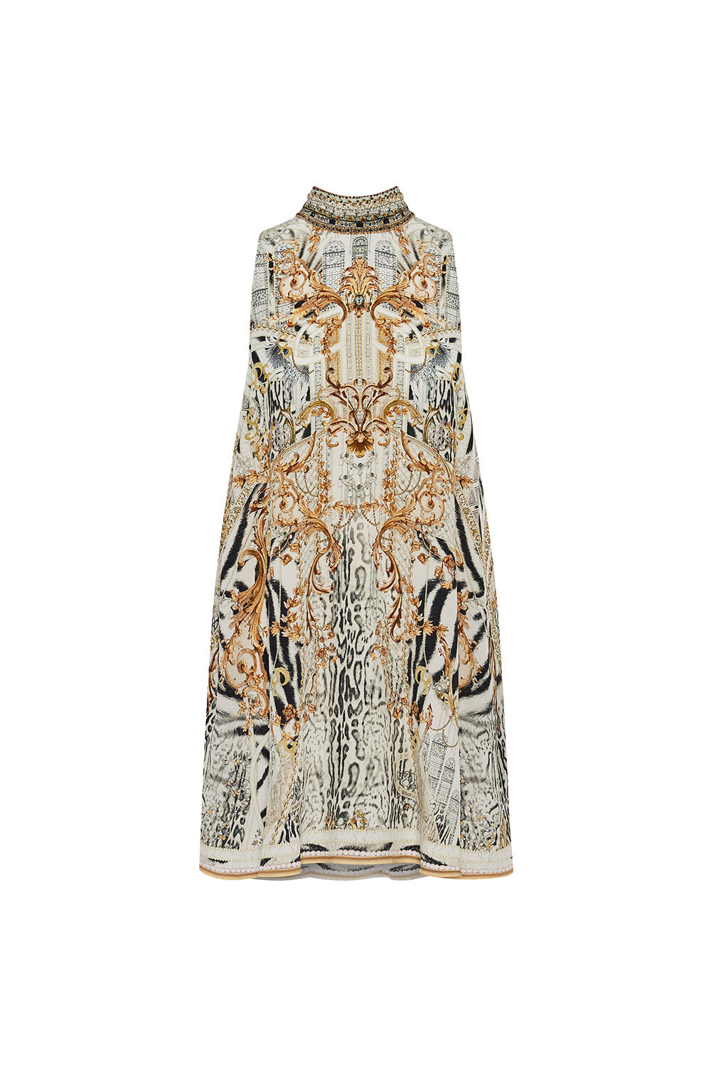 BACK NECK TIE SHORT DRESS GATES OF GLORY