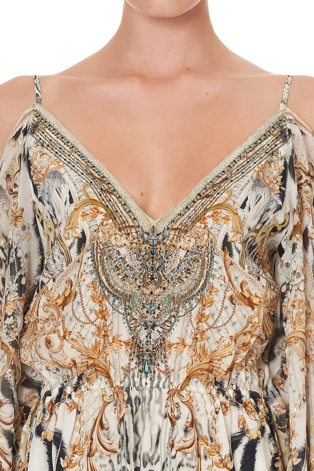 PLAYSUIT WITH SCARF SIDE GATES OF GLORY