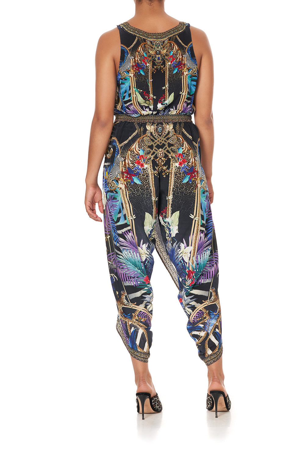 GATHERED WRAP FRONT TROUSER RAINBOW ROOM