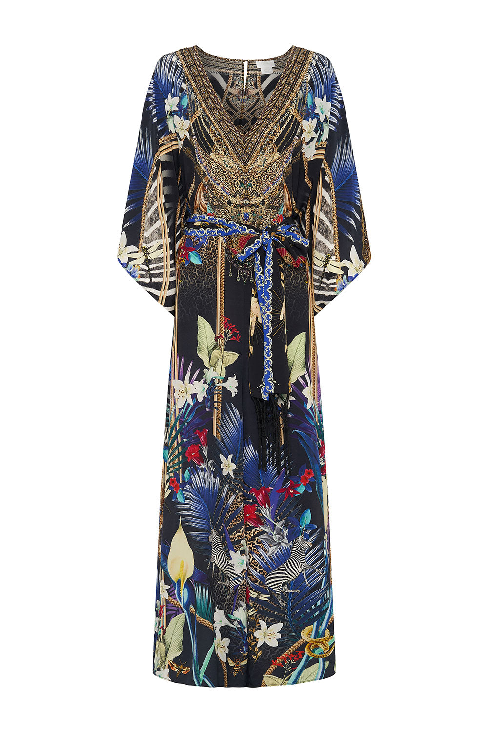 SCARF JUMPSUIT WITH BELT RAINBOW ROOM