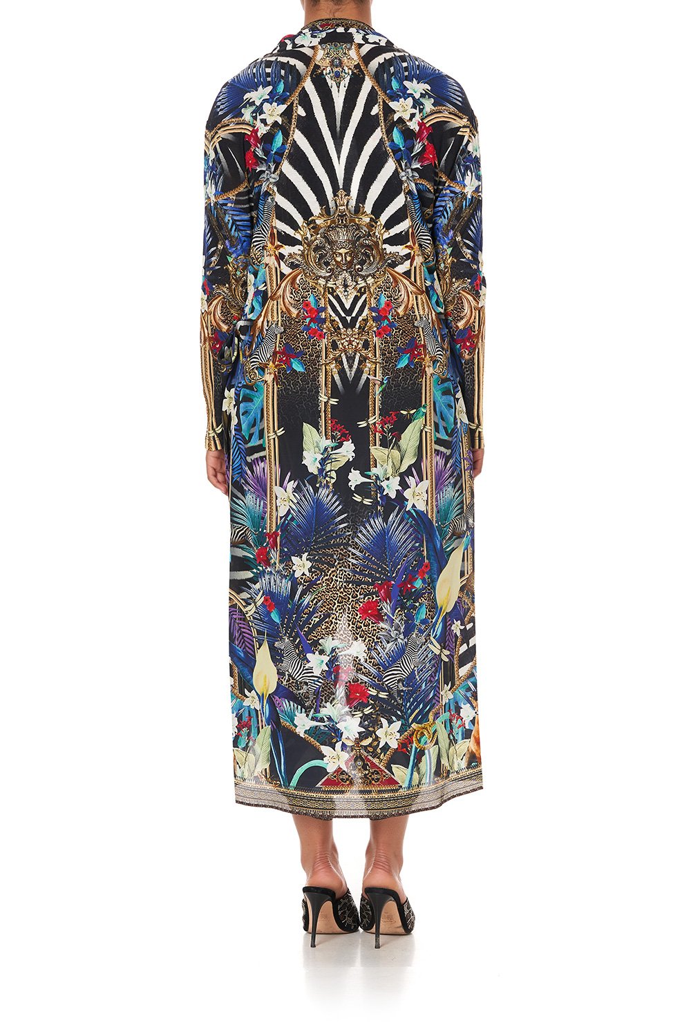 LONG CASUAL JACKET WITH POCKETS RAINBOW ROOM