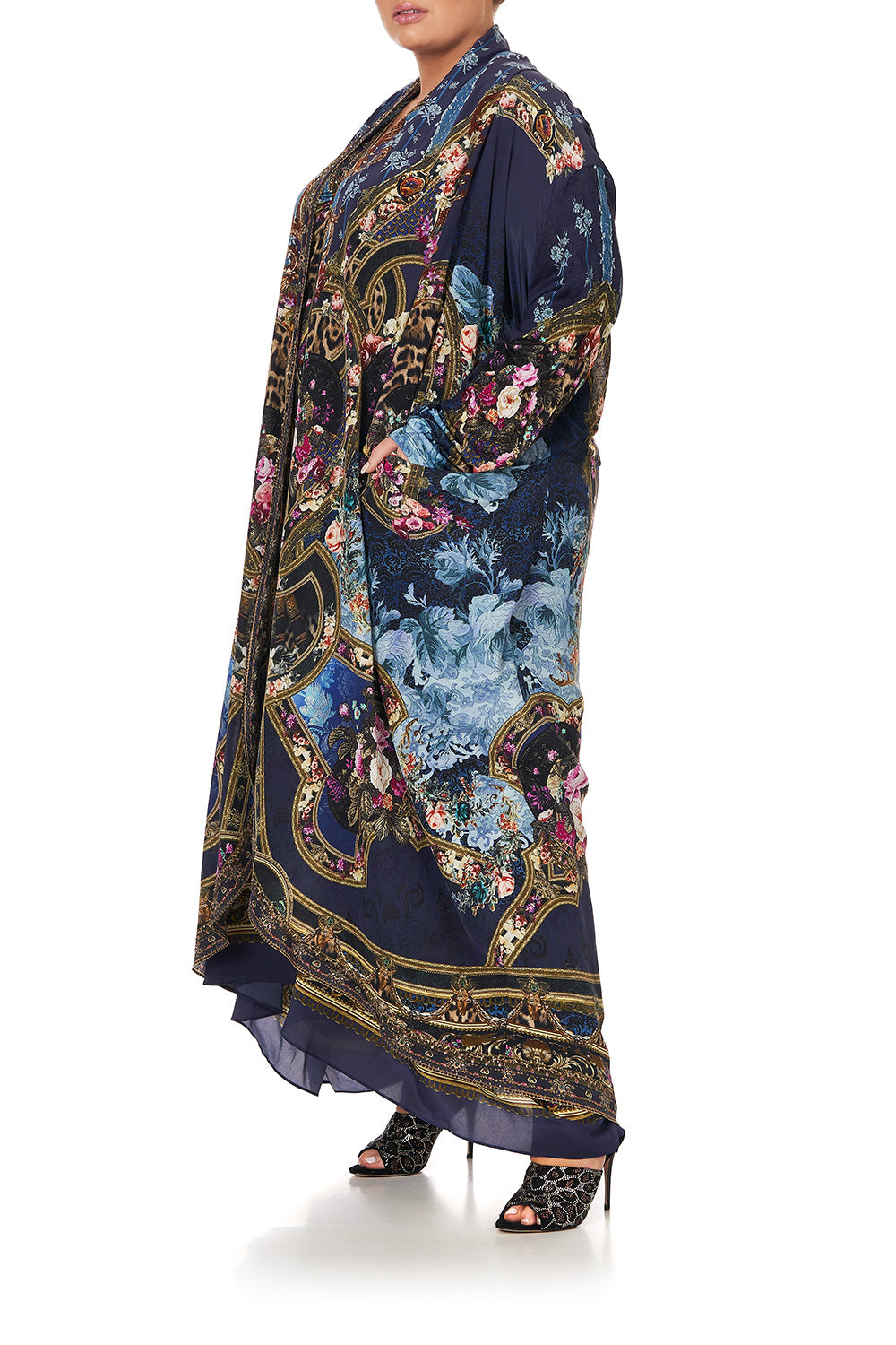 LONG CASUAL JACKET WITH POCKETS FIELDS OF TREASURE