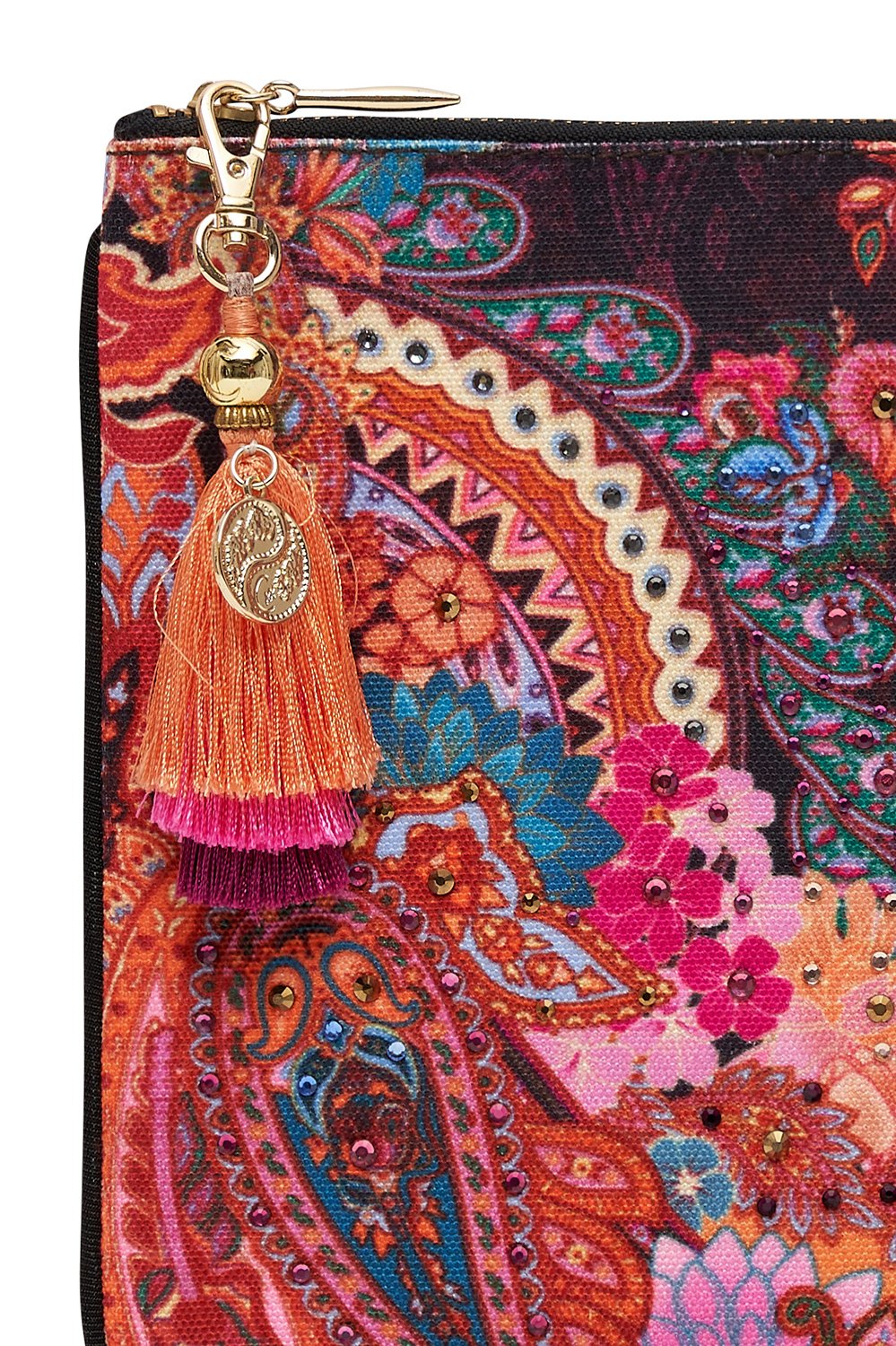 SMALL CANVAS CLUTCH SWINGING SIXTIES