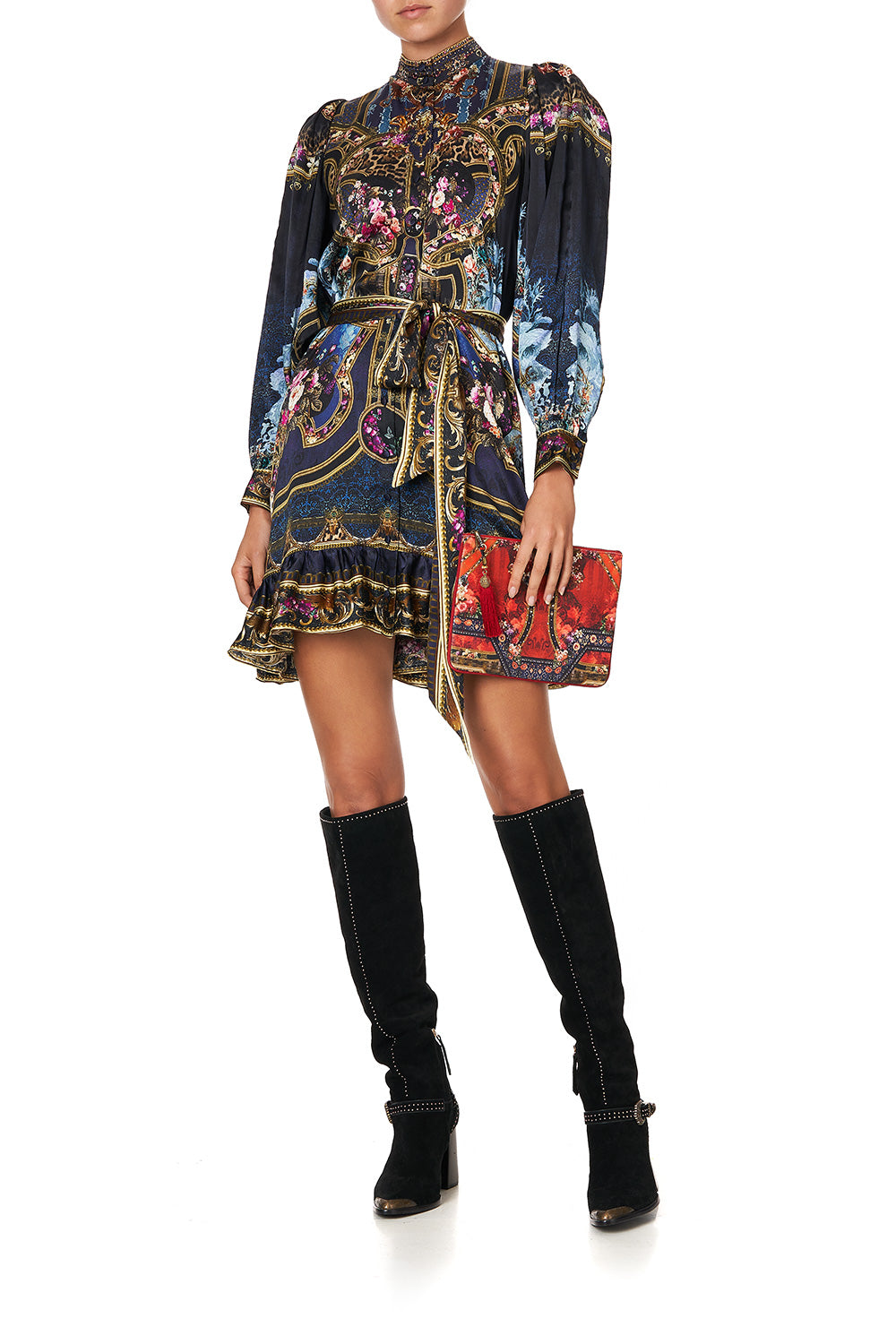 SMALL CANVAS CLUTCH STORIES OF A STATION