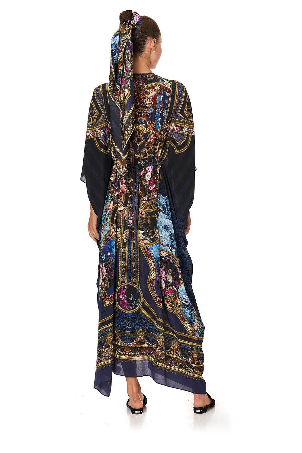 LARGE SQUARE SCARF FIELDS OF TREASURE