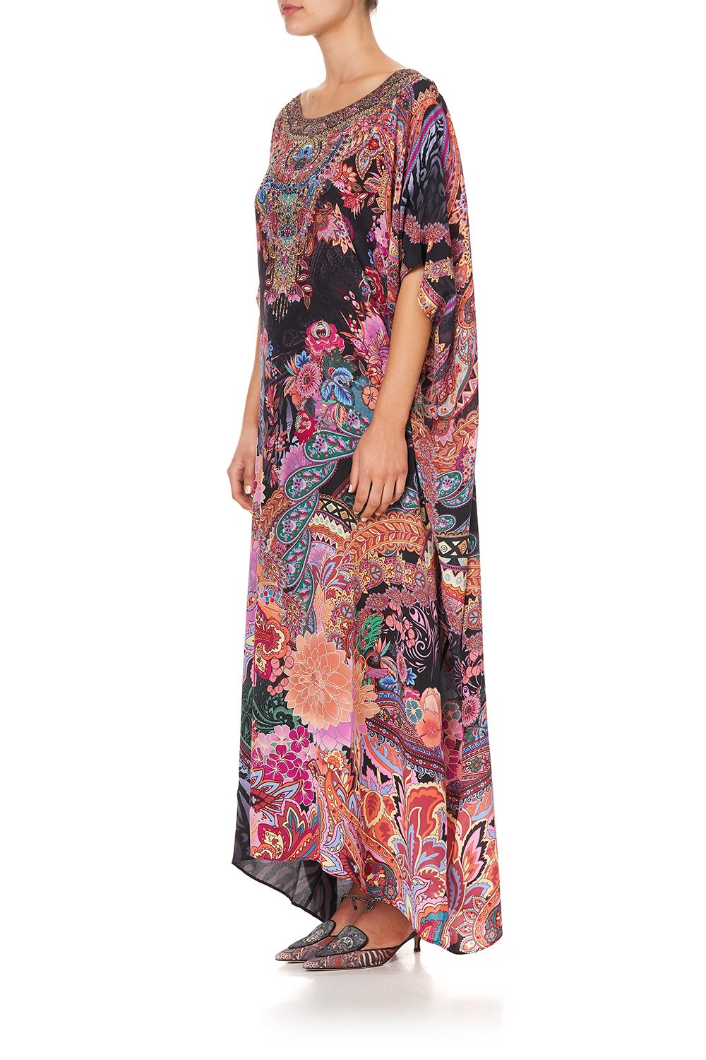 ROUND NECK KAFTAN SWINGING SIXTIES