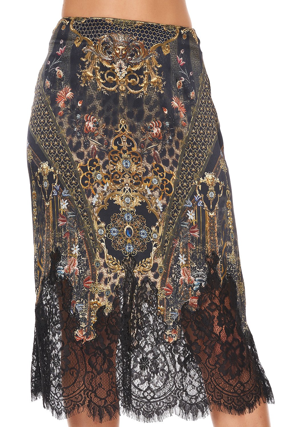 SLIP MIDI SKIRT ABINGDON PALACE