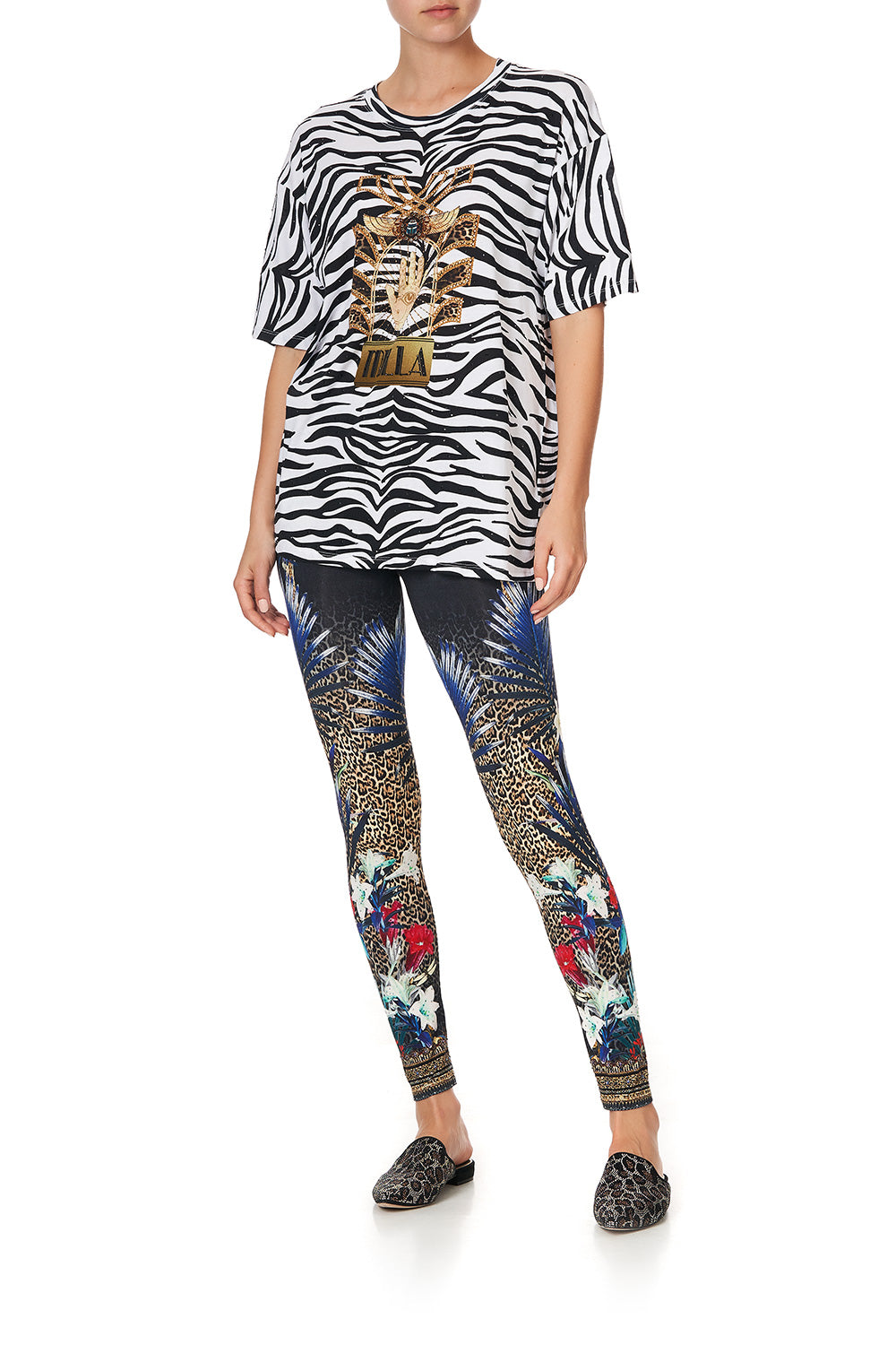 OVERSIZE BAND TEE RAINBOW ROOM