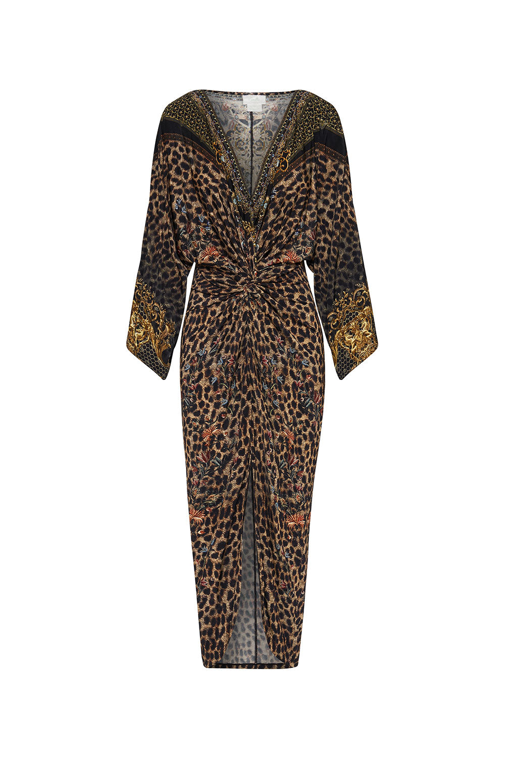 LONG SPLIT FRONT TWIST DRESS ABINGDON PALACE