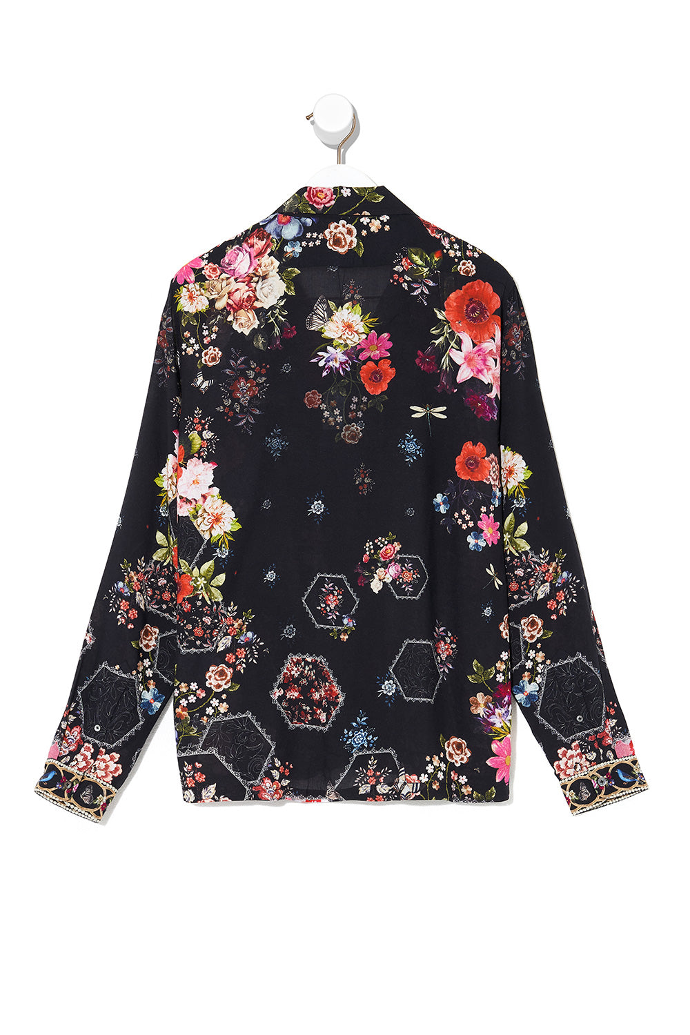 LONG SLEEVE CAMP COLLARED SHIRT HAMPTON HIVE