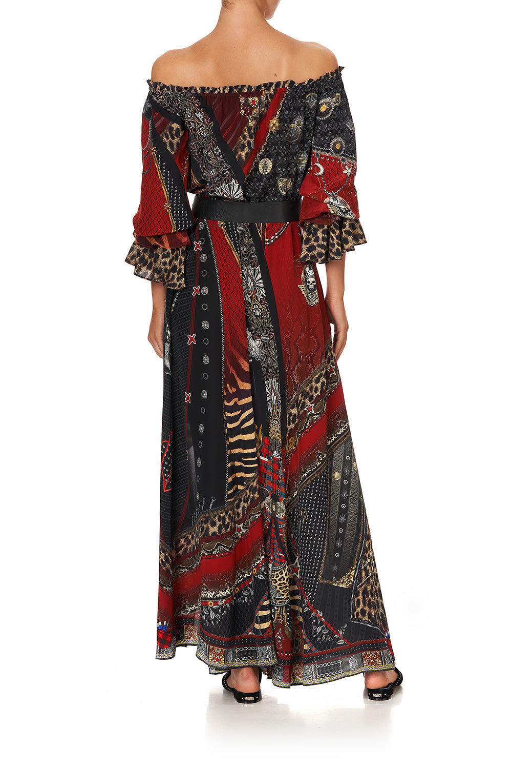 DROP SHOULDER SPLIT DRESS LONDON CALLING