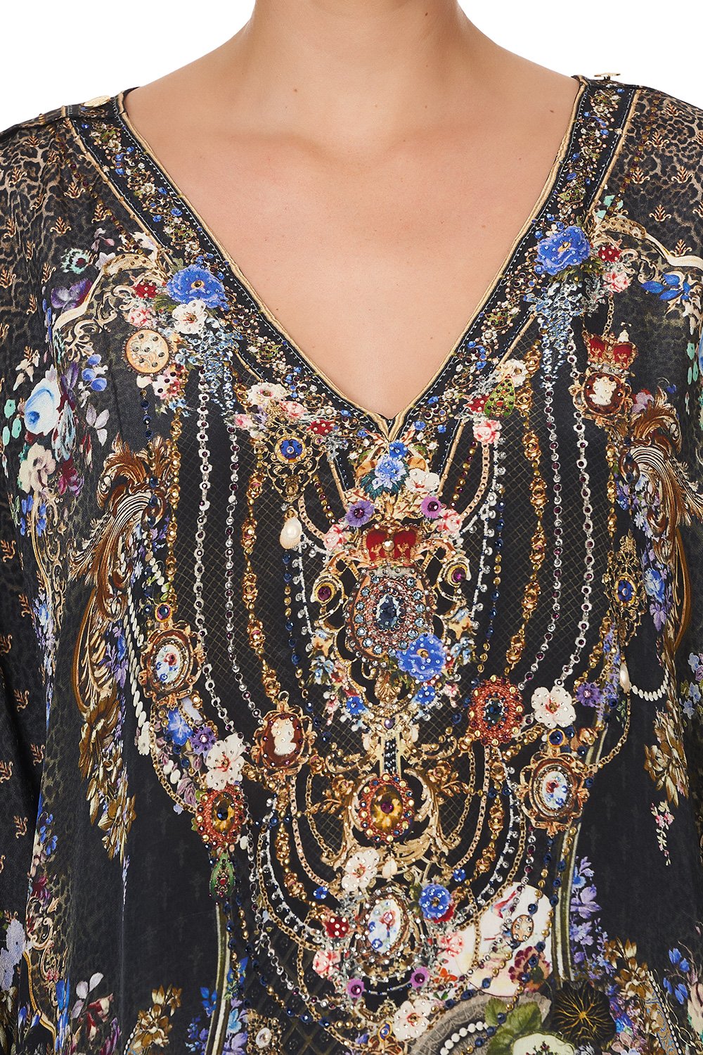 LONG KAFTAN WITH BUTTONS PALACE PLAYHOUSE