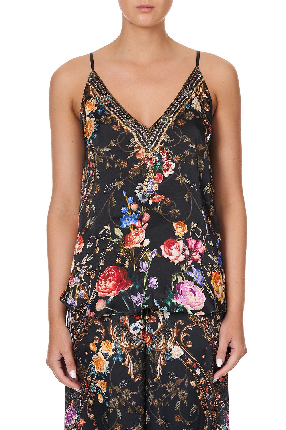 V NECK CAMI BLUSHING MANOR