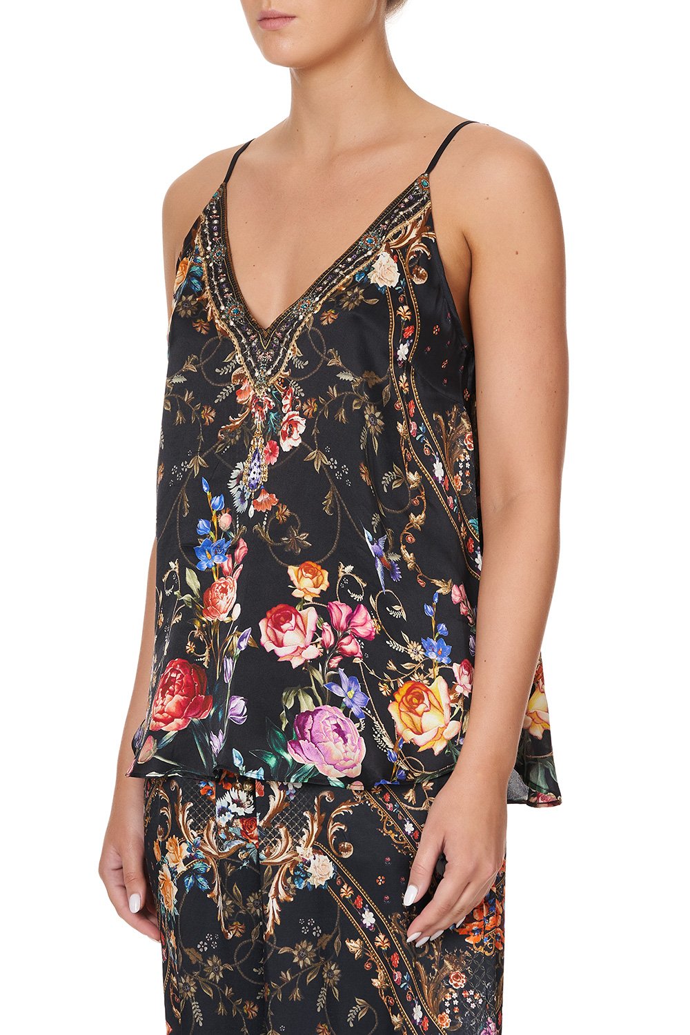 V NECK CAMI BLUSHING MANOR