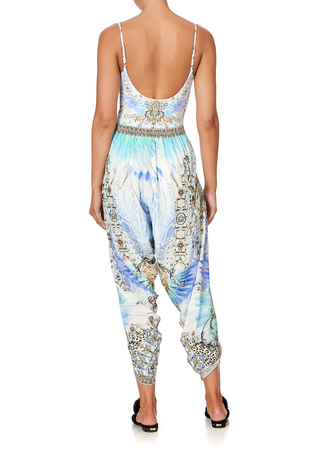 GATHERED WRAP FRONT TROUSER GATSBYS GIRL