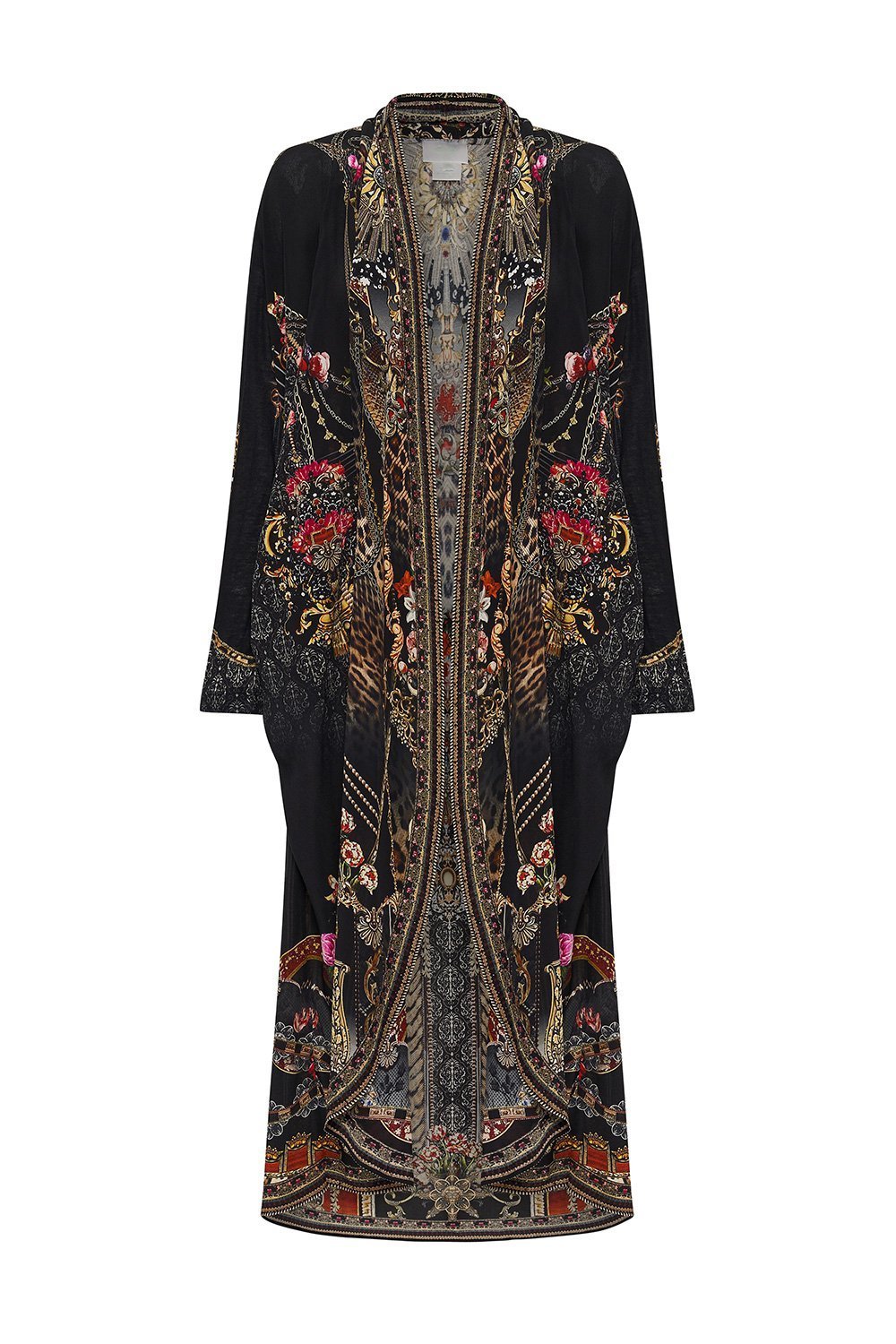 LONG CASUAL JACKET WITH POCKETS GOTHIC GODDESS