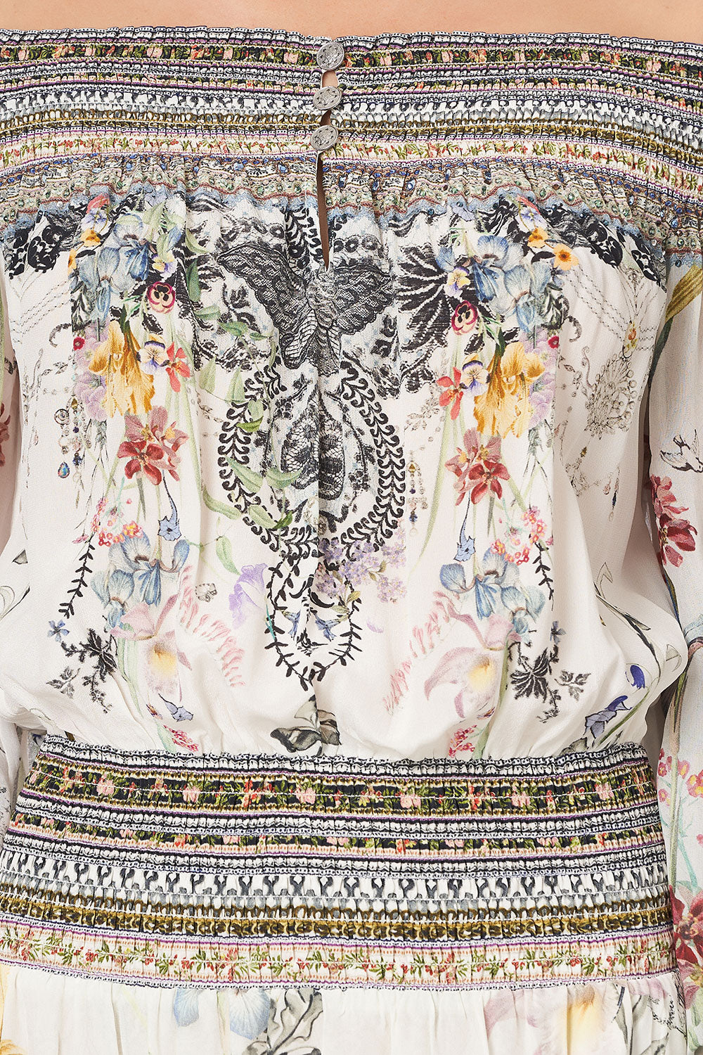 OFF SHOULDER SHORT DRESS TRUE ROMANCE