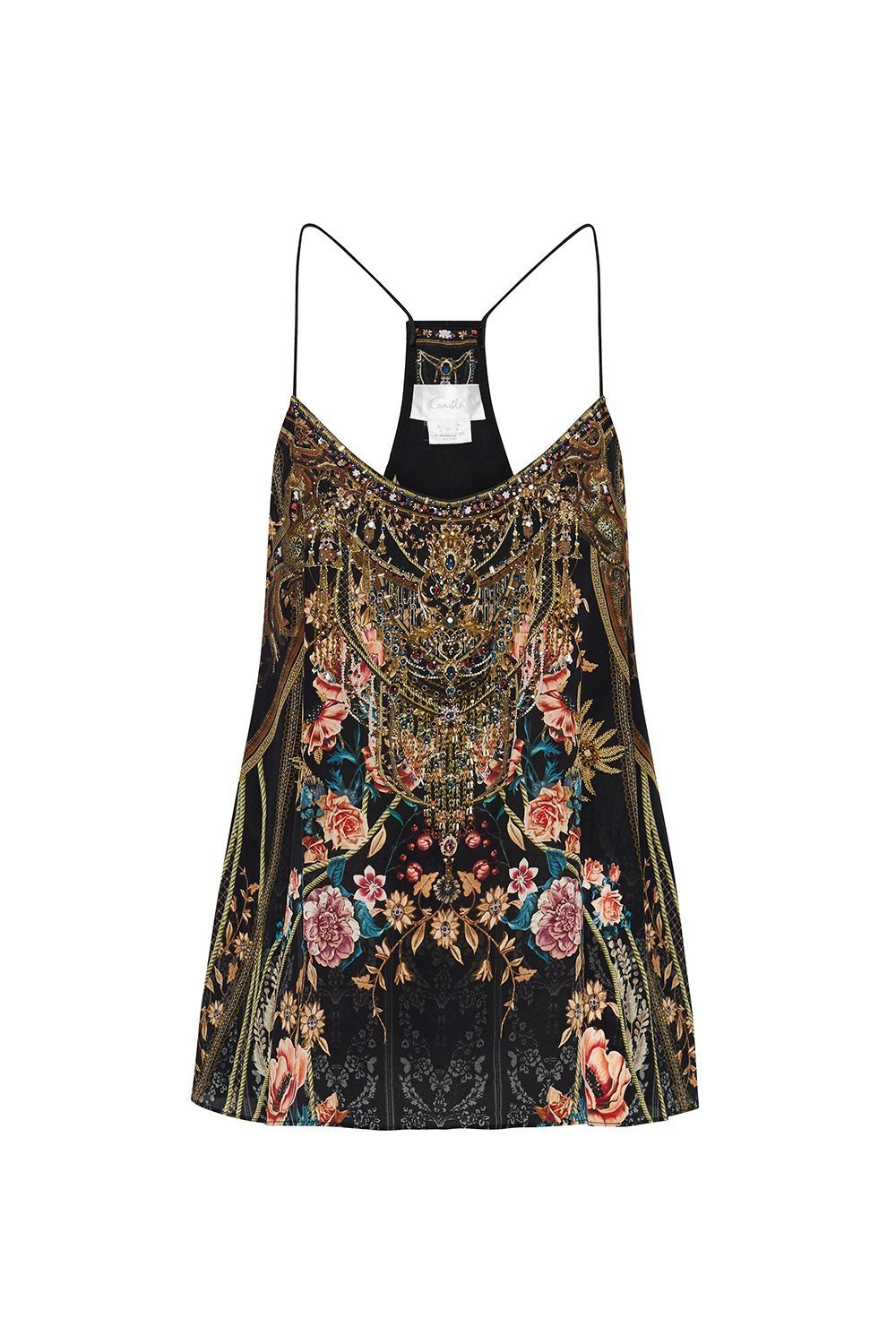 T BACK SHOESTRING TOP BELLE OF THE BAROQUE