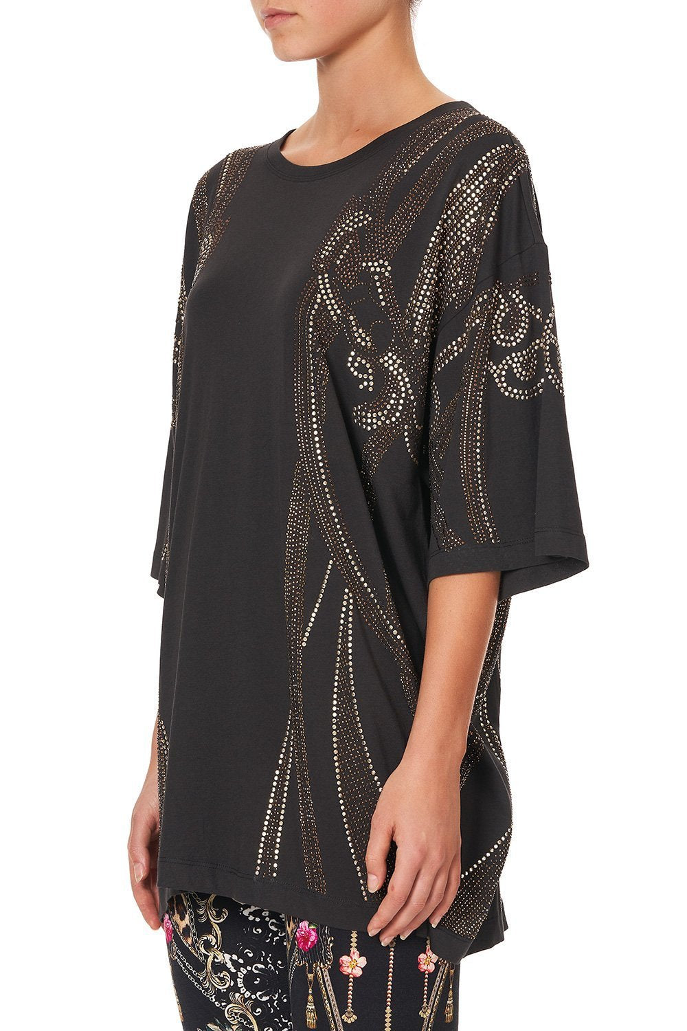 SUPER OVERSIZED TEE BELLE OF THE BAROQUE