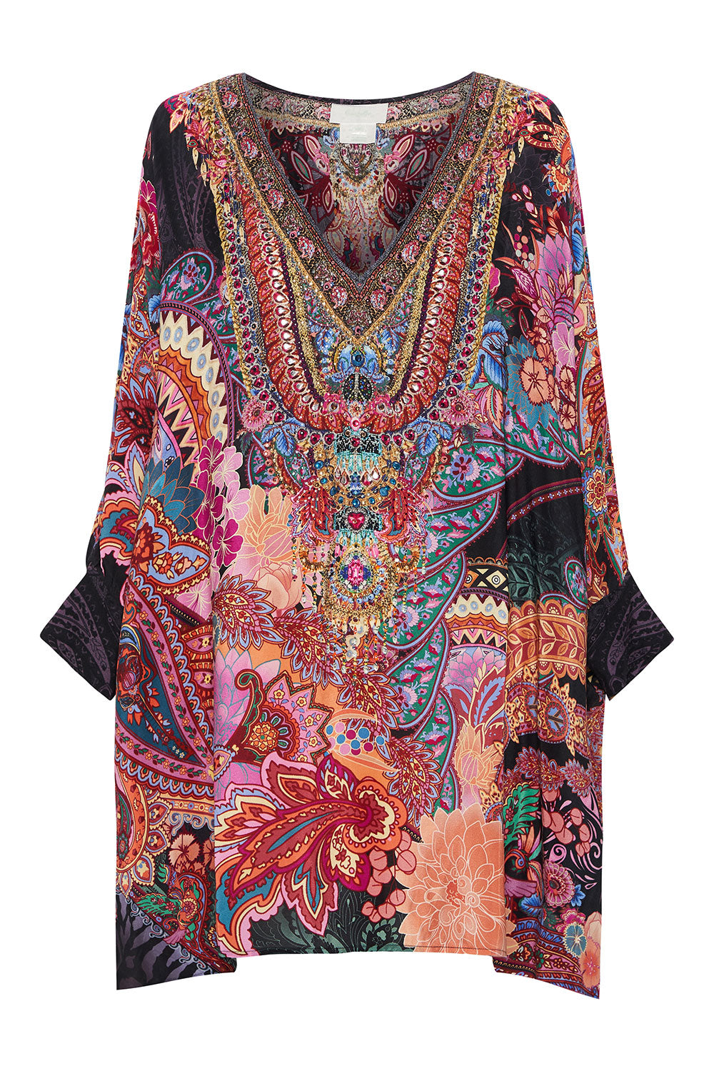 SHORT KAFTAN WITH CUFF SWINGING SIXTIES