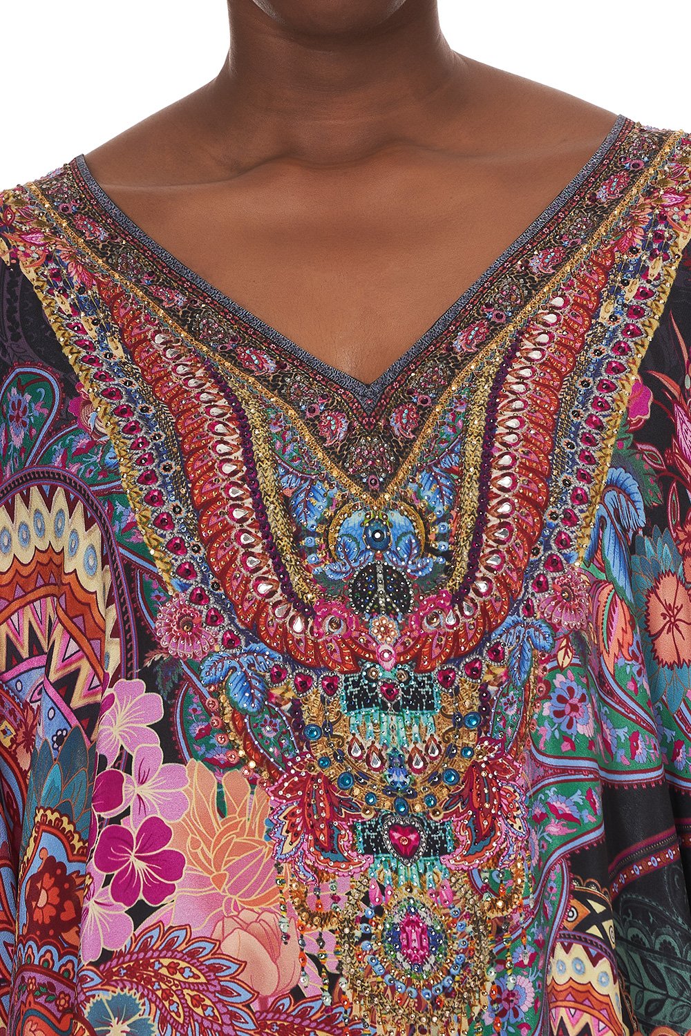 SHORT KAFTAN WITH CUFF SWINGING SIXTIES