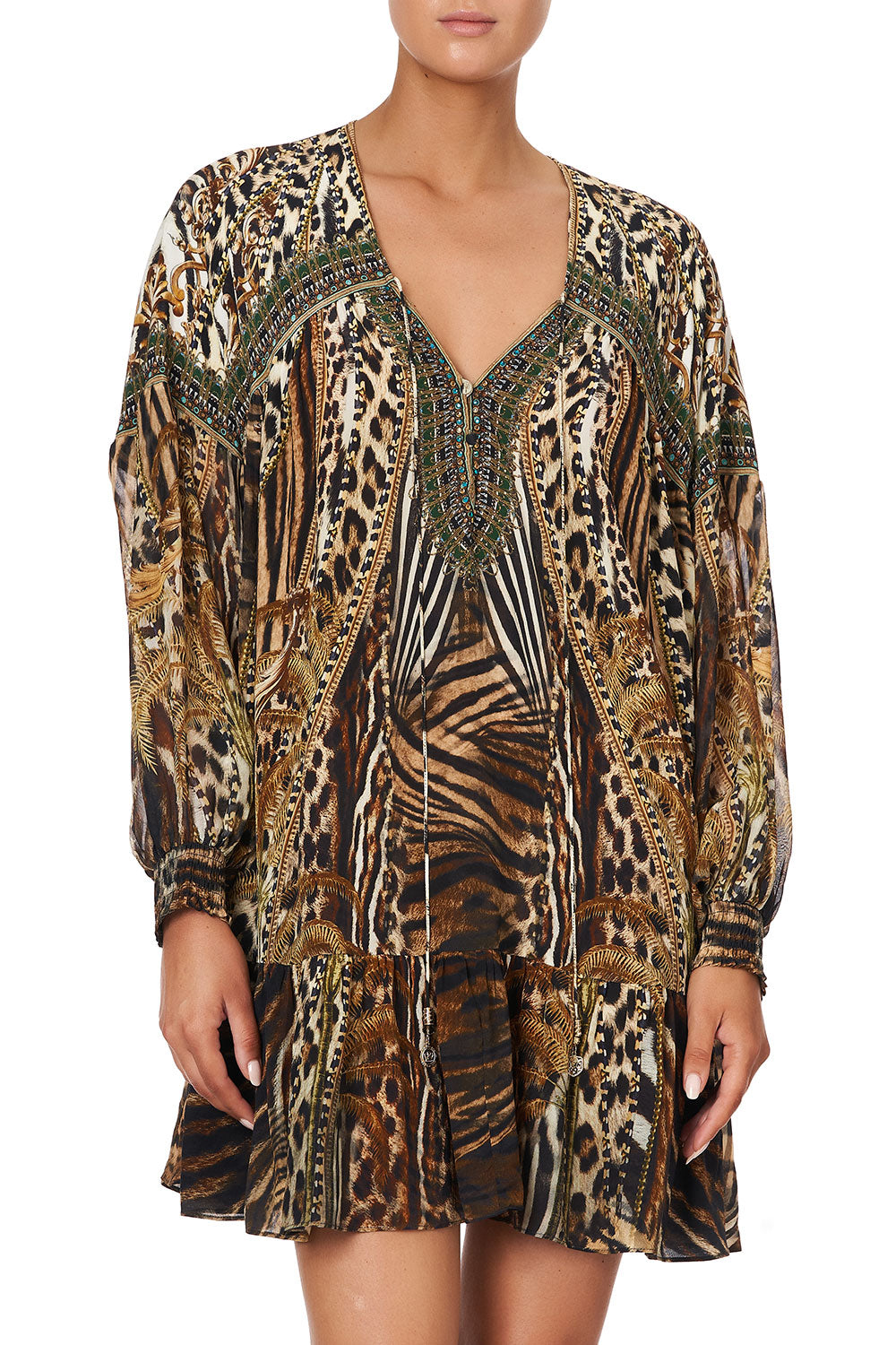 GATHERED YOKE DRESS BERKELEY ST AFTER DARK