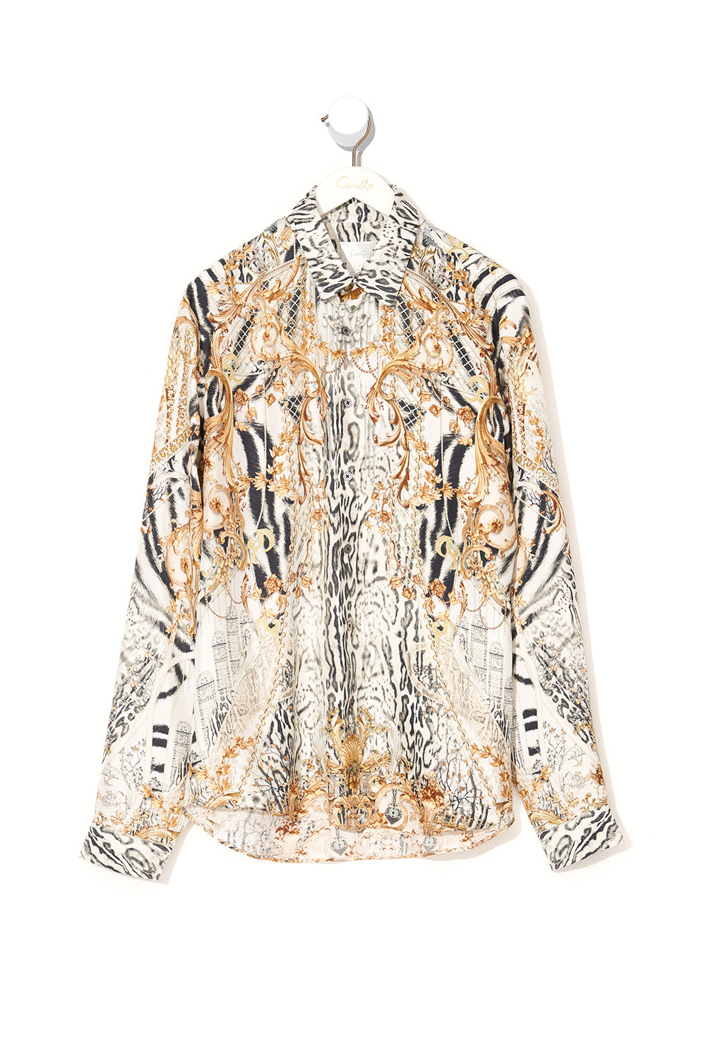 COLLARED LONG SLEEVE SHIRT GATES OF GLORY