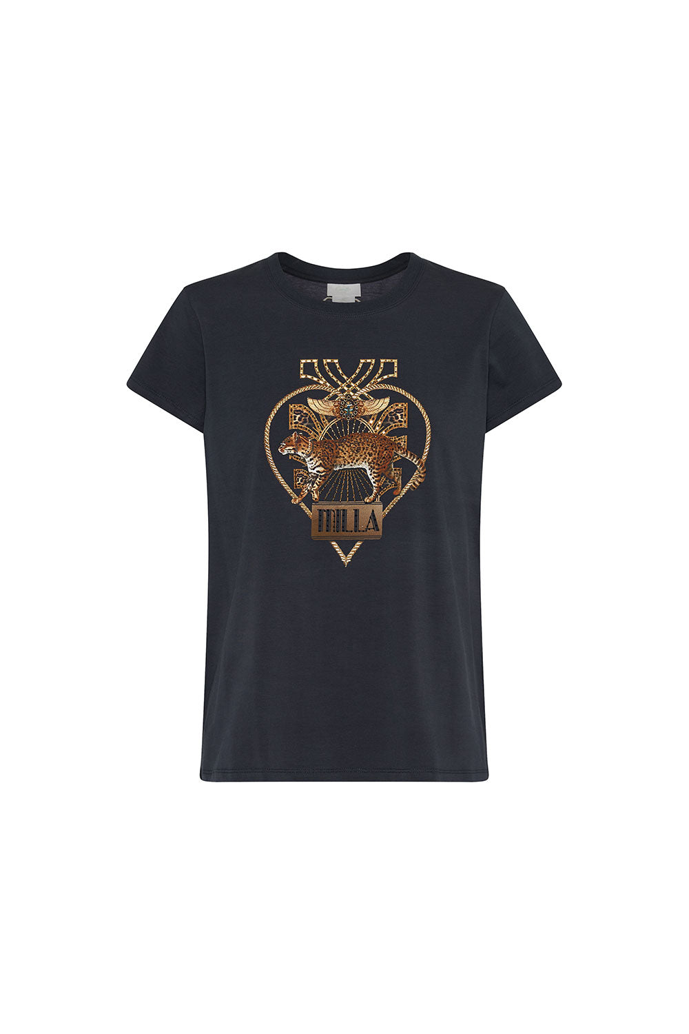 SLIM FIT ROUND NECK T-SHIRT ABINGDON PALACE