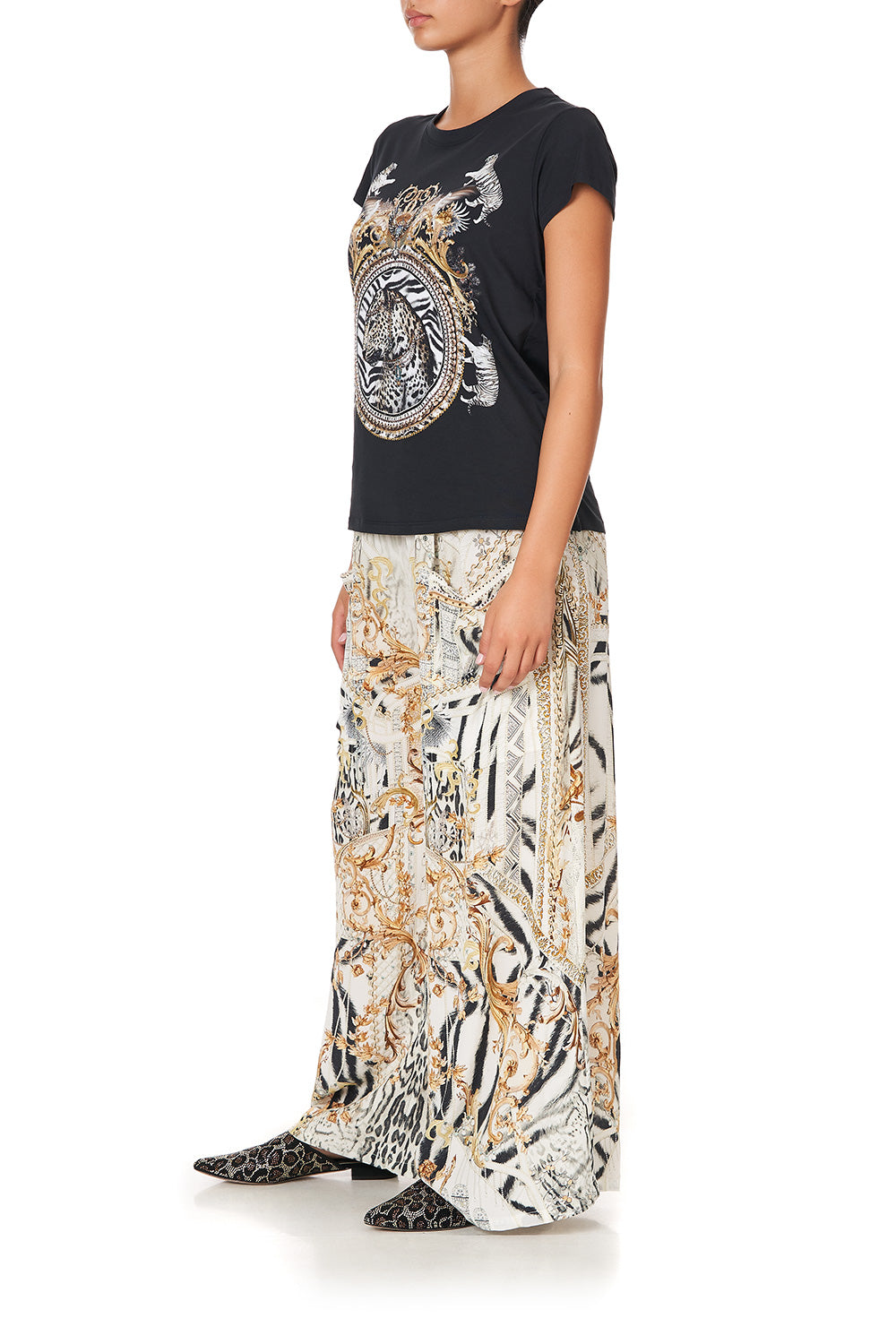 SLIM FIT ROUND NECK T-SHIRT GATES OF GLORY