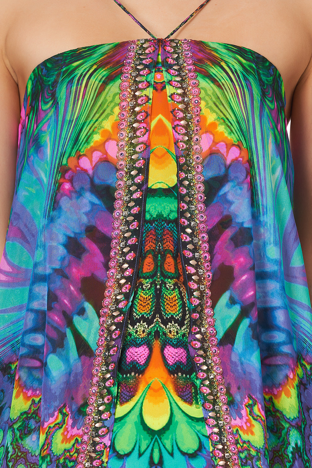 STRAPLESS OVERLAYER DRESS HYPED UP HIPPIE