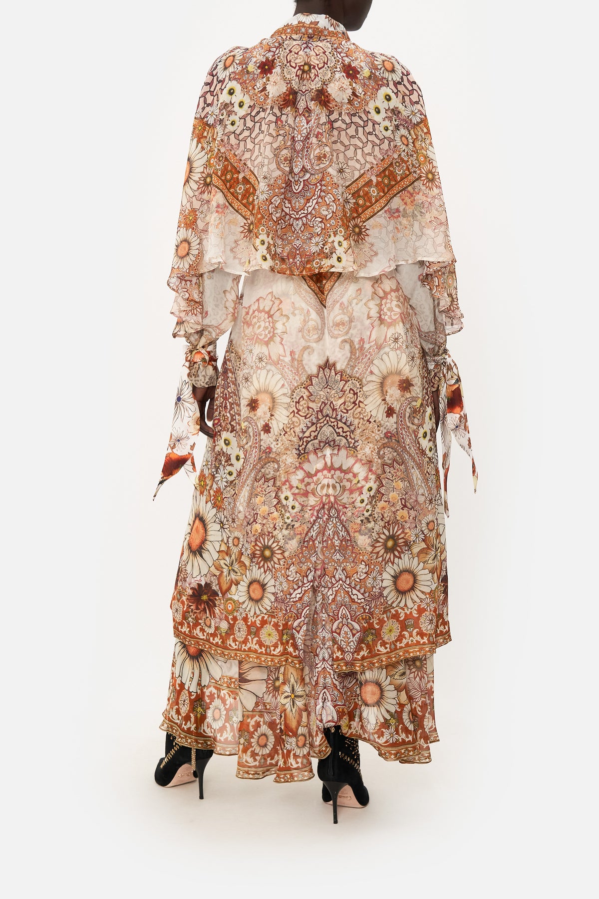 SOFT TRENCH WITH TIES HEART OF A HIPPIE