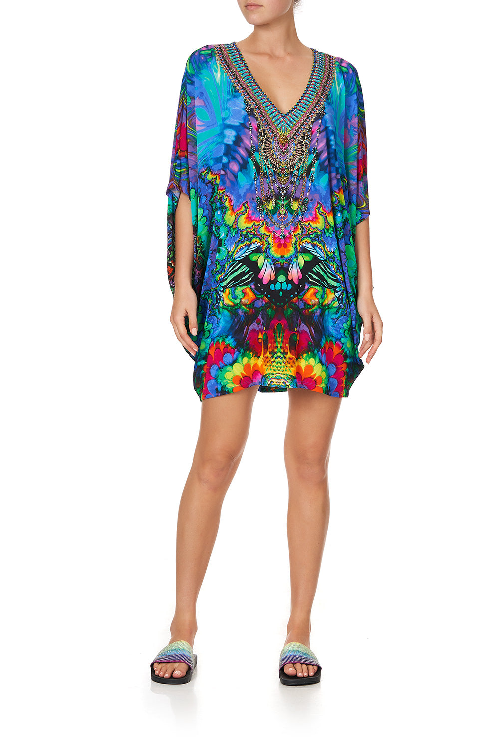 BAT SLEEVE DRESS HYPED UP HIPPIE