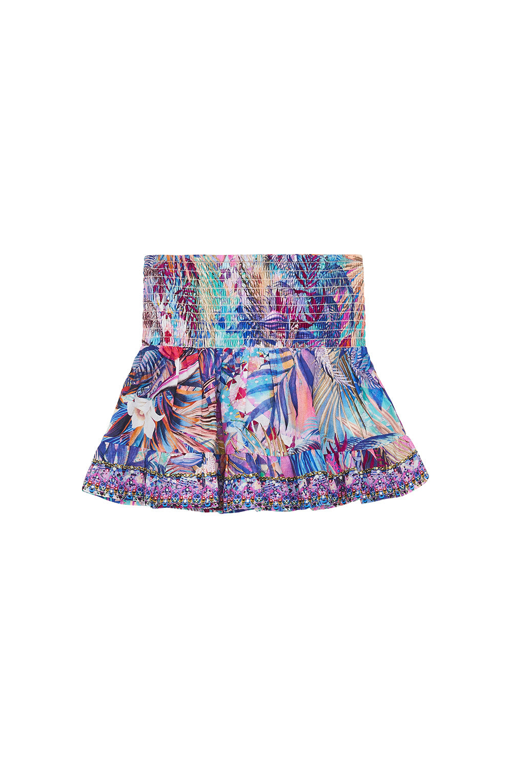 KIDS SHIRRING WAIST SKIRT 12-14 SOUTH BEACH SUNRISE