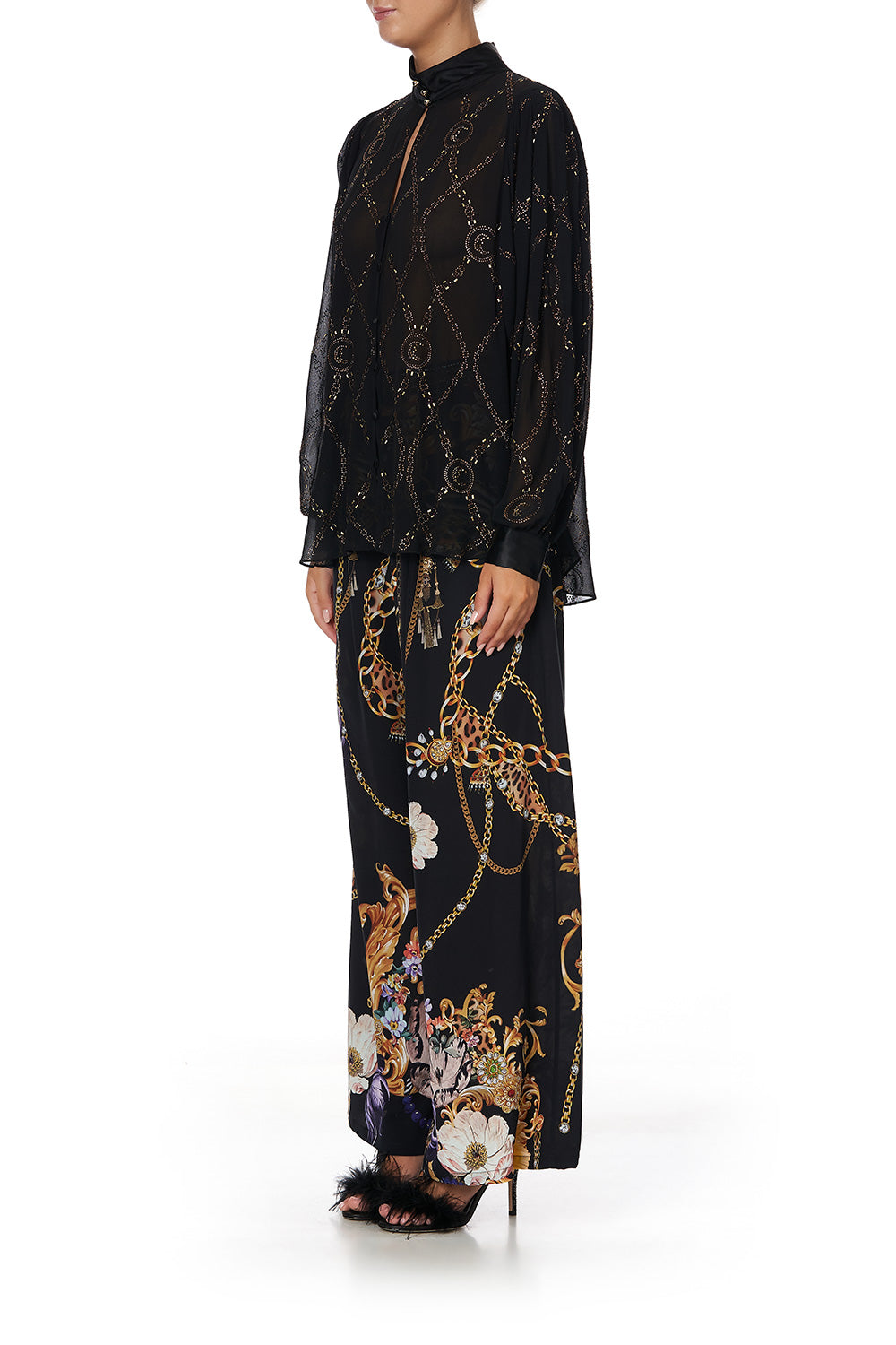 DROP SLEEVE SWING BLOUSE A NIGHT IN THE 90S