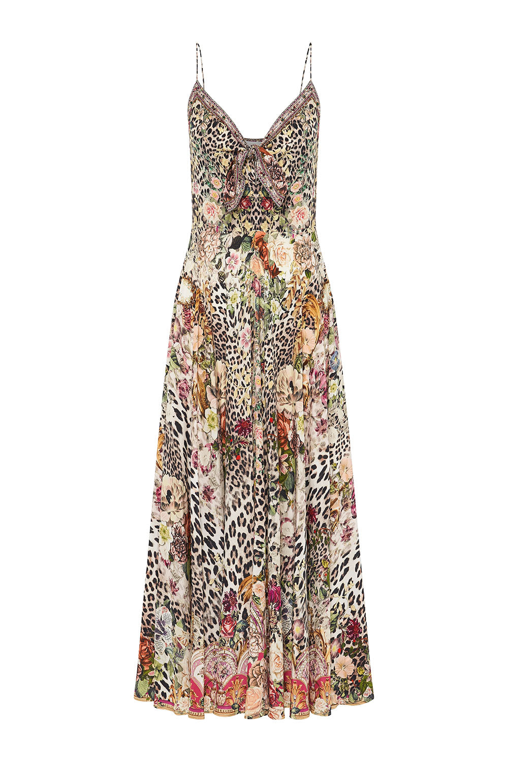 LONG DRESS WITH TIE FRONT ANARCHY AT ANNABELS