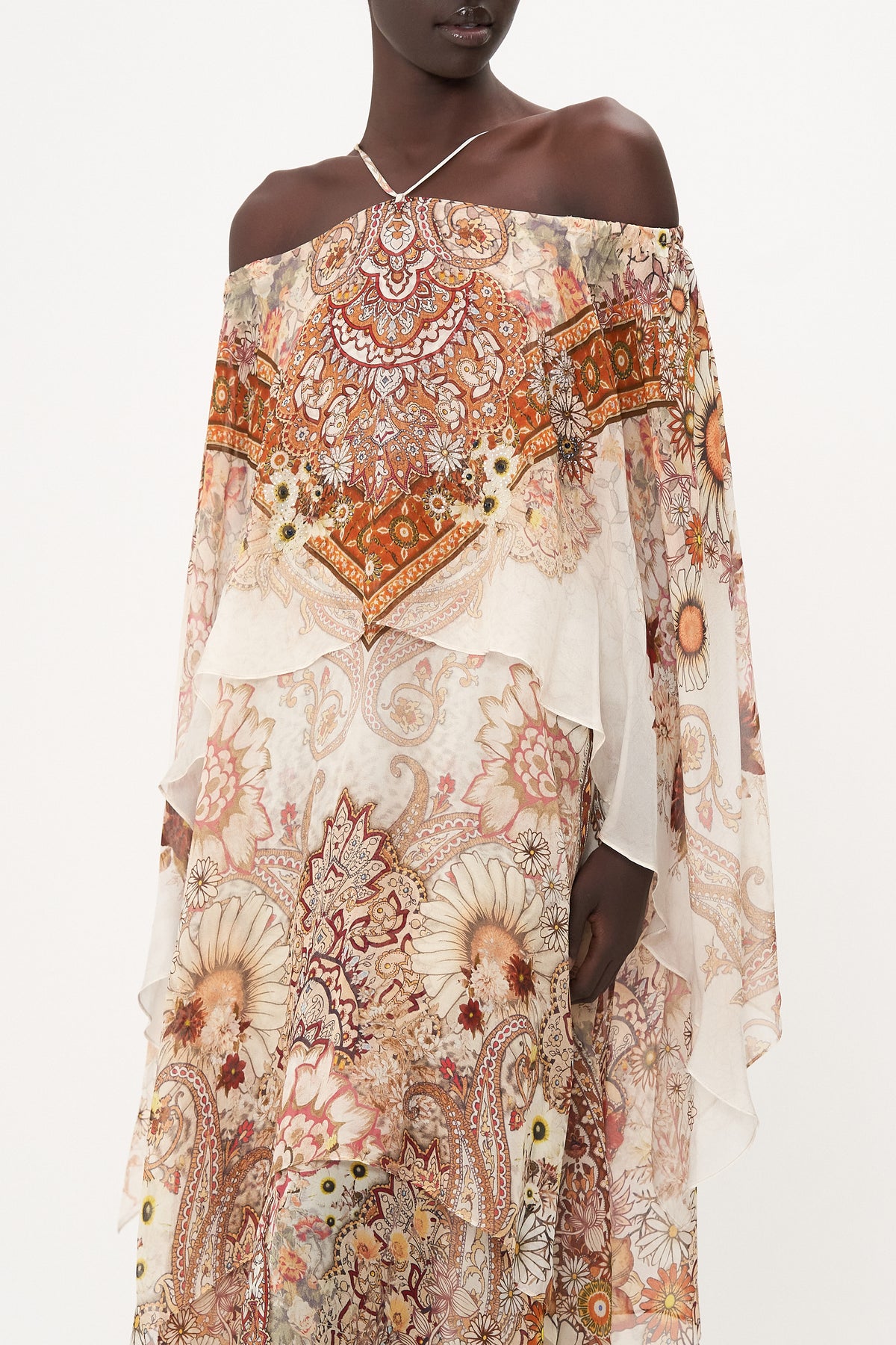 LAYERED OFF SHOULDER DRESS HEART OF A HIPPIE