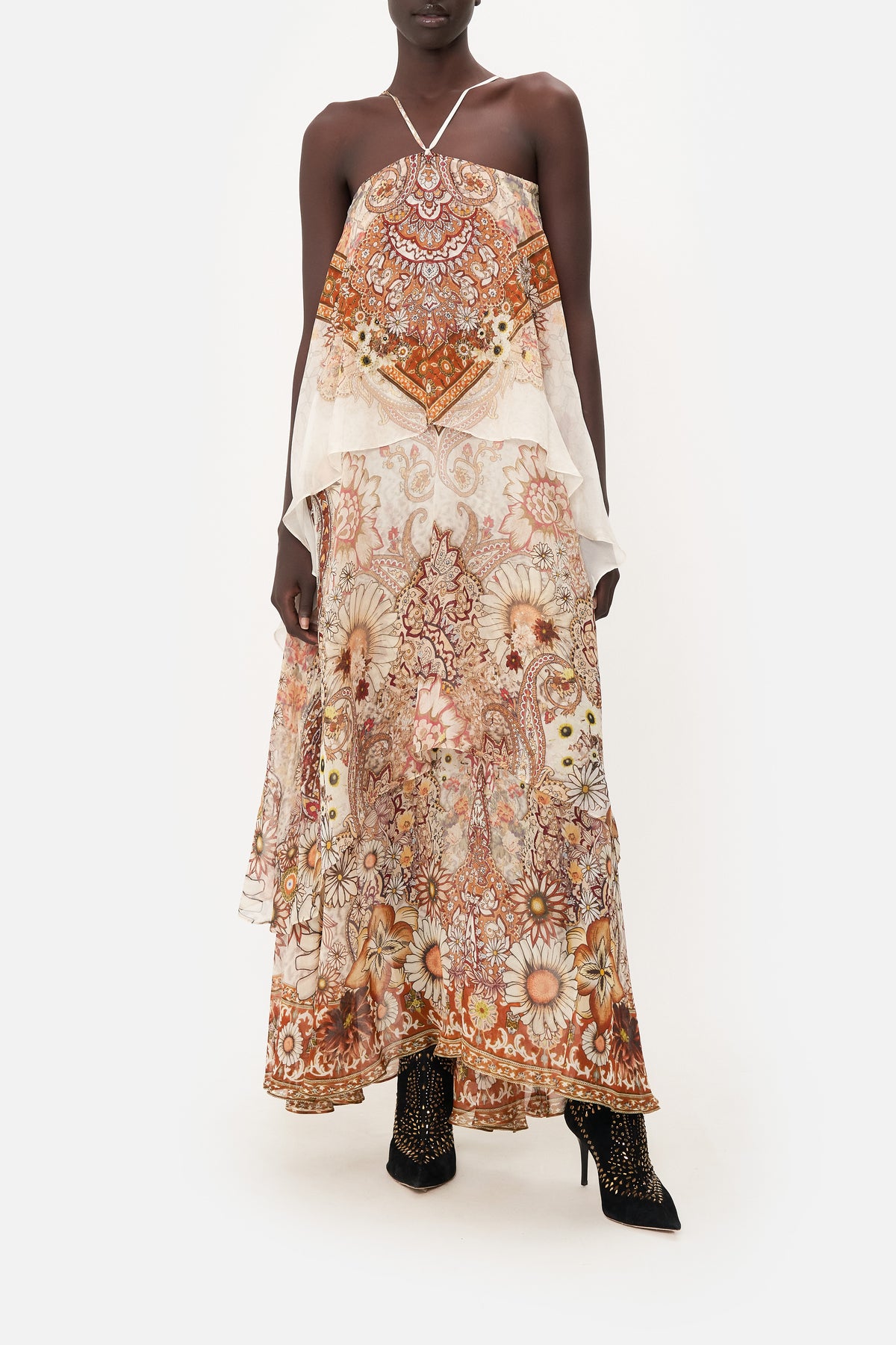 LAYERED OFF SHOULDER DRESS HEART OF A HIPPIE