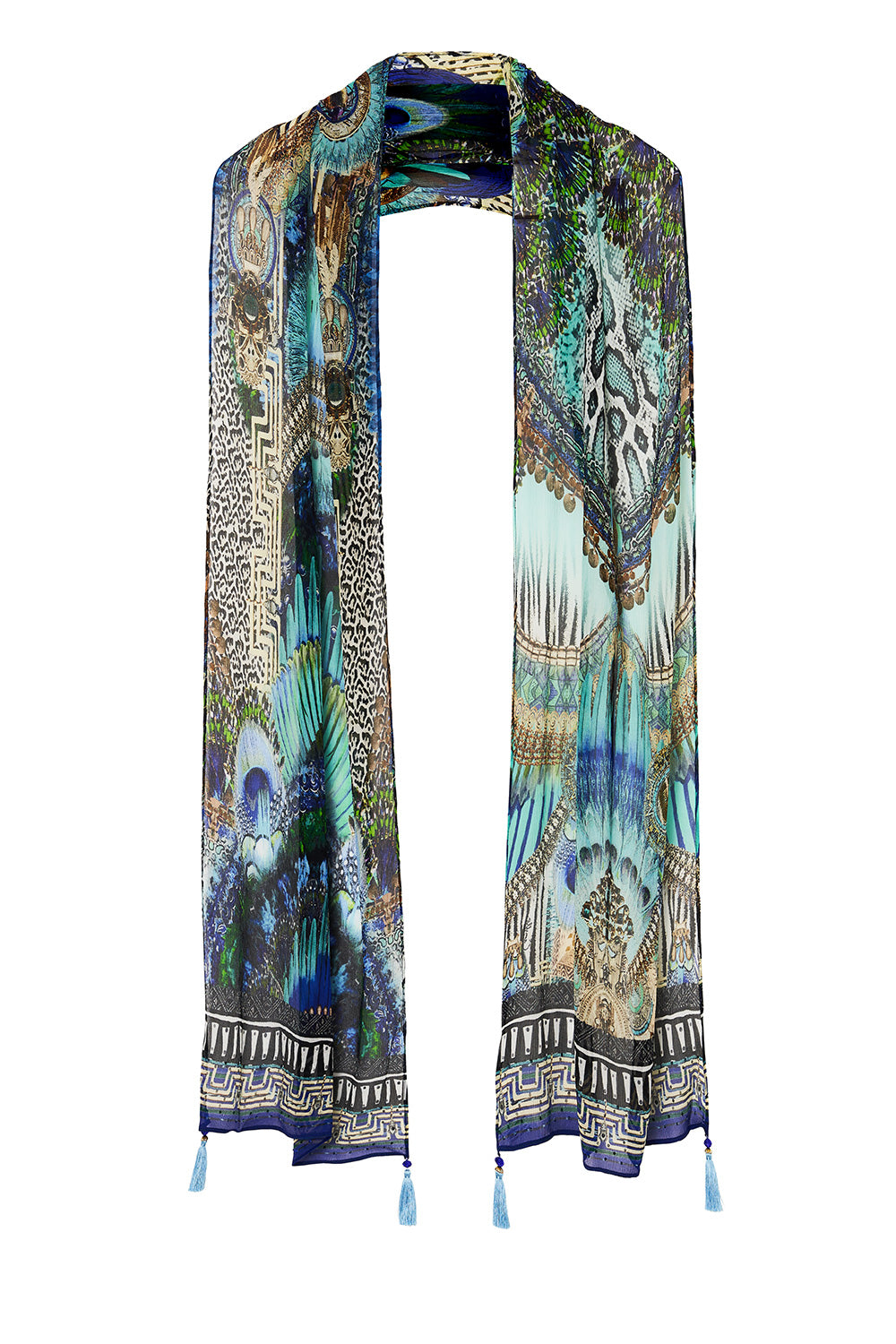 LONG SCARF TEMPLE TEMPTRESS