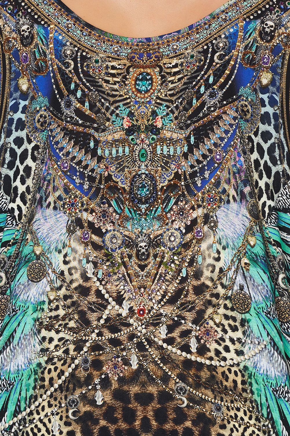 LOOSE FIT ROUND NECK TEE ANIMAL ARMY