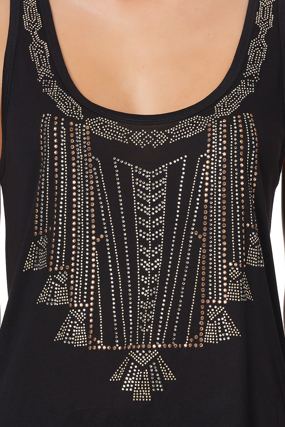 SCOOP NECK TANK BERKELEY ST AFTER DARK