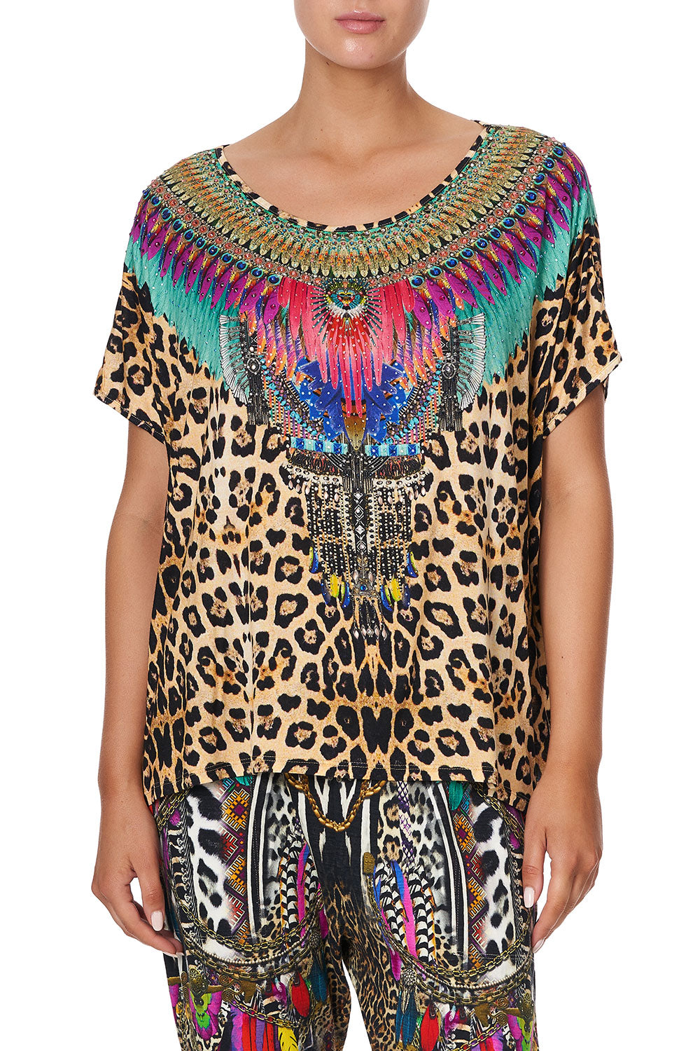 LOOSE FIT ROUND NECK TEE GUARDIANS OF THE SUN