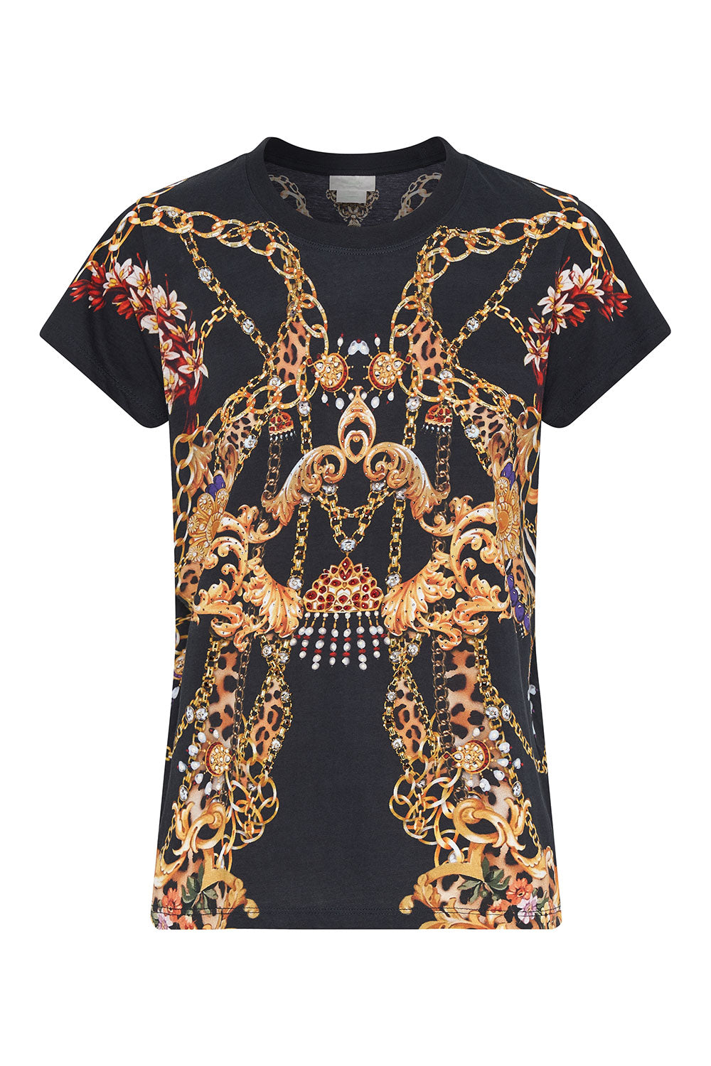 SLIM FIT ROUND NECK T-SHIRT A NIGHT IN THE 90S