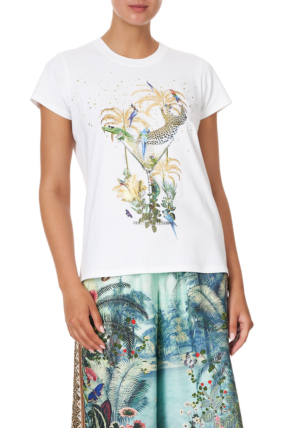 SLIM FIT ROUND NECK T-SHIRT IF THESE WALLS COULD TALK