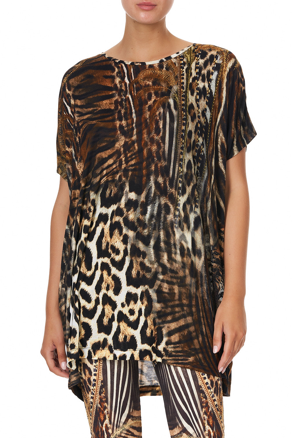 ROUND NECK LOOSE TEE BERKELEY ST AFTER DARK